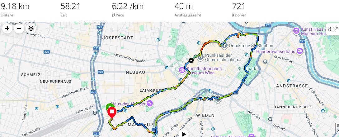 Der Neue Wiener Tagblatt Lauf